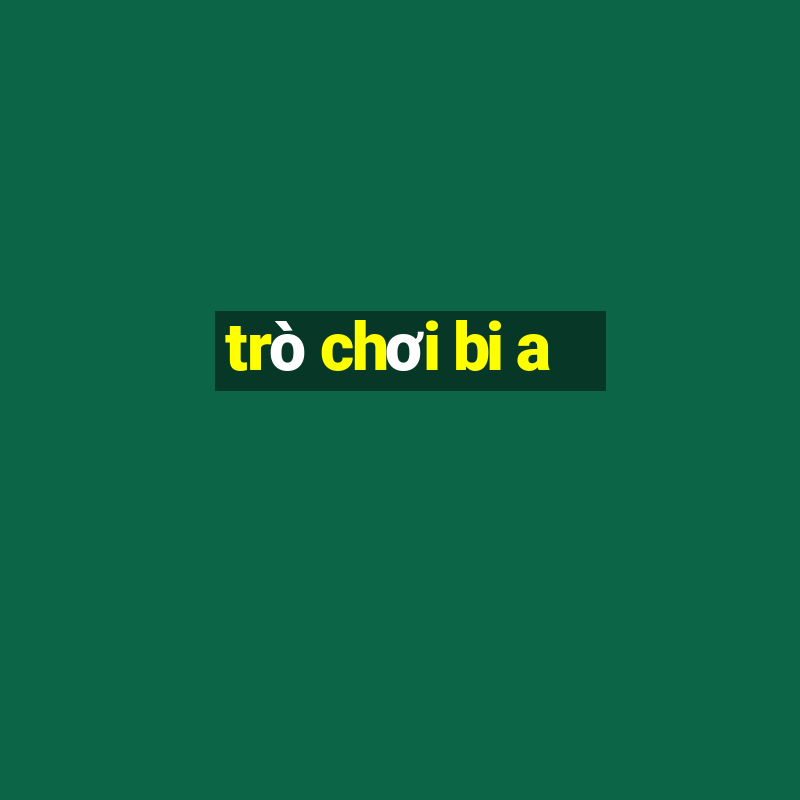 trò chơi bi a