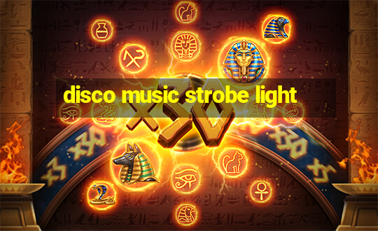 disco music strobe light