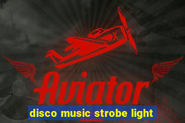 disco music strobe light