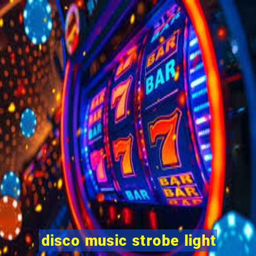 disco music strobe light