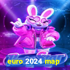 euro 2024 map