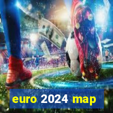 euro 2024 map