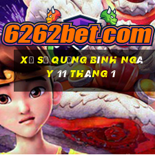 xổ số quảng bình ngày 11 tháng 1