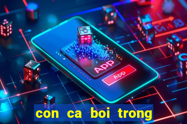 con ca boi trong be nuoc