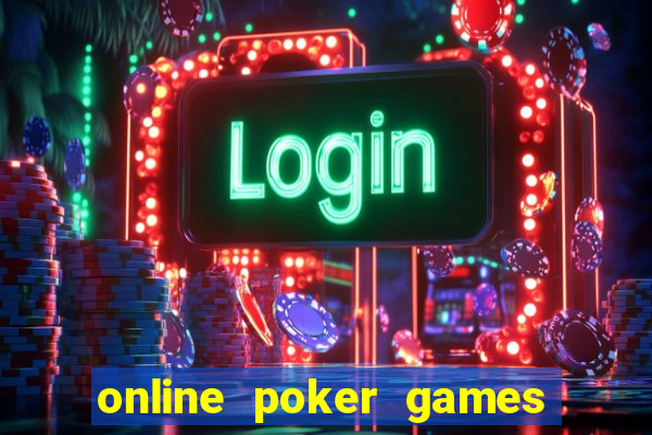 online poker games for mac