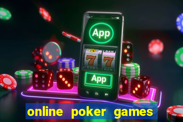 online poker games for mac