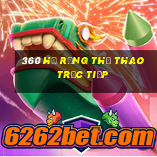 360 Hổ Răng Thể Thao Trực Tiếp