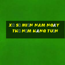 xổ số miền nam ngày thứ năm hàng tuần