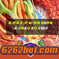 bảng xếp hạng bóng đá châu âu 2024