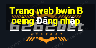 Trang web bwin Boeing Đăng nhập