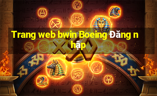 Trang web bwin Boeing Đăng nhập