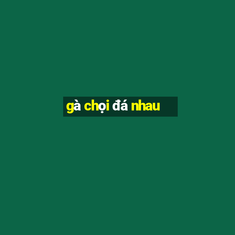 gà chọi đá nhau