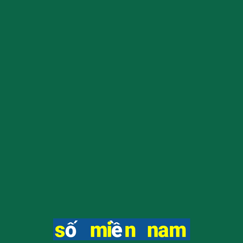 số miền nam thứ sáu