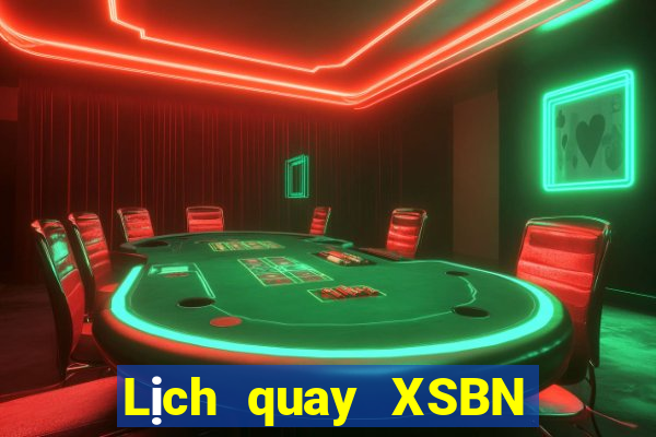 Lịch quay XSBN ngày thứ sáu