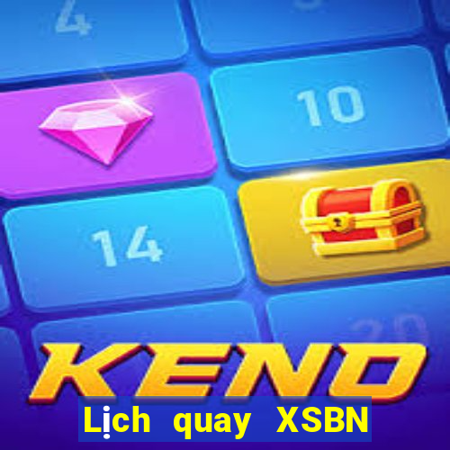 Lịch quay XSBN ngày thứ sáu