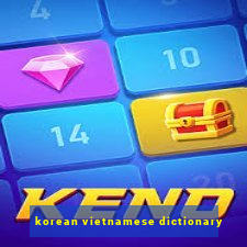 korean vietnamese dictionary