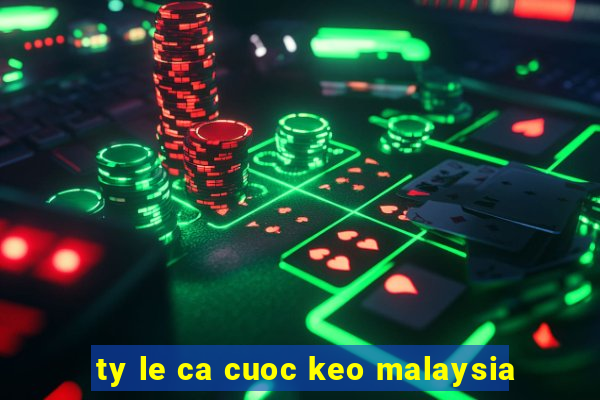 ty le ca cuoc keo malaysia