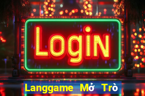 Langgame Mở Trò Chơi Ô Tô