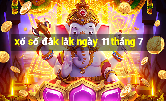 xổ số đắk lắk ngày 11 tháng 7