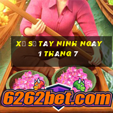 xổ số tây ninh ngày 1 tháng 7