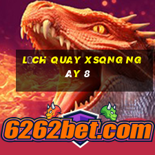 Lịch quay XSQNG ngày 8