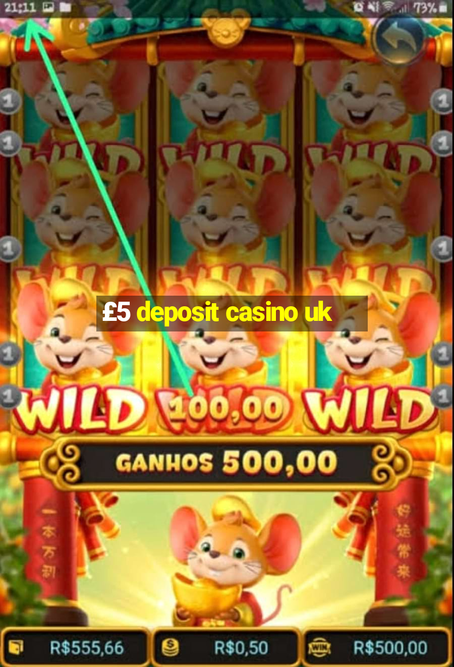 £5 deposit casino uk