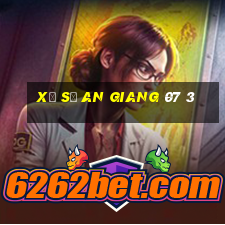 xổ số an giang 07 3