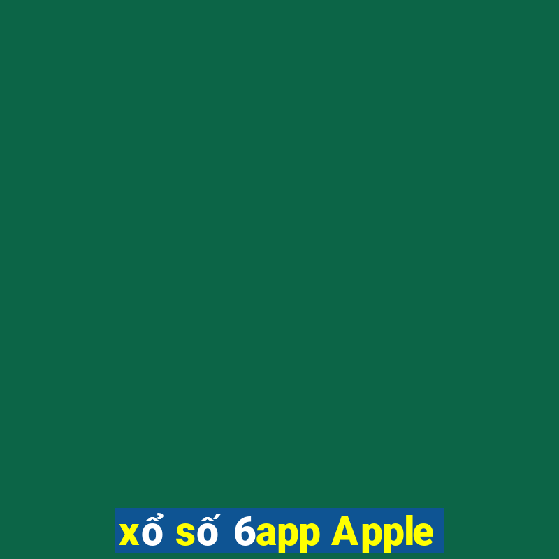 xổ số 6app Apple