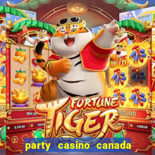 party casino canada sign in