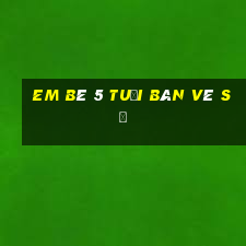 em bé 5 tuổi bán vé số