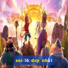 soi lô duy nhất một số