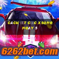 Cách đặt cược XSQNG ngày 5