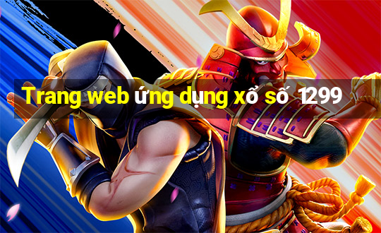 Trang web ứng dụng xổ số 1299