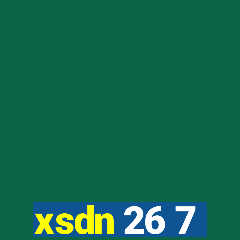 xsdn 26 7