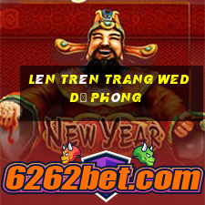 Lên trên trang wed dự phòng