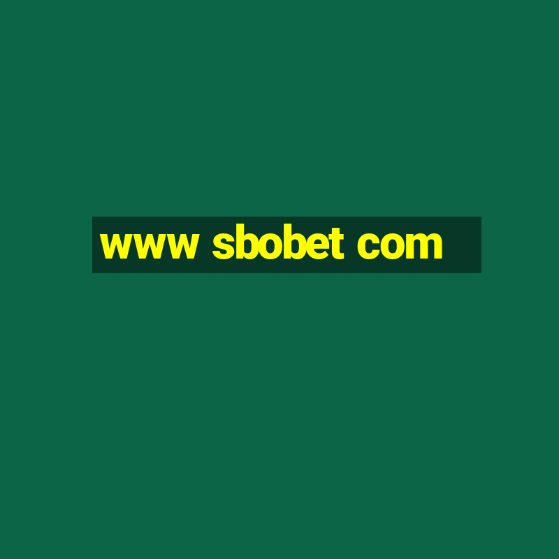 www sbobet com