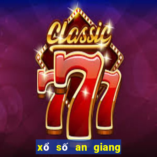 xổ số an giang ngày 25 tháng 04