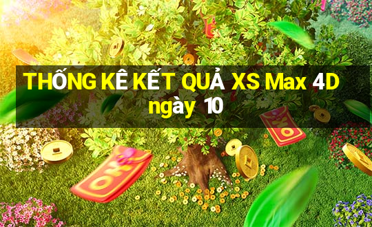 THỐNG KÊ KẾT QUẢ XS Max 4D ngày 10