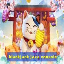 blackjack java console