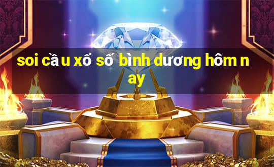 soi cầu xổ số bình dương hôm nay