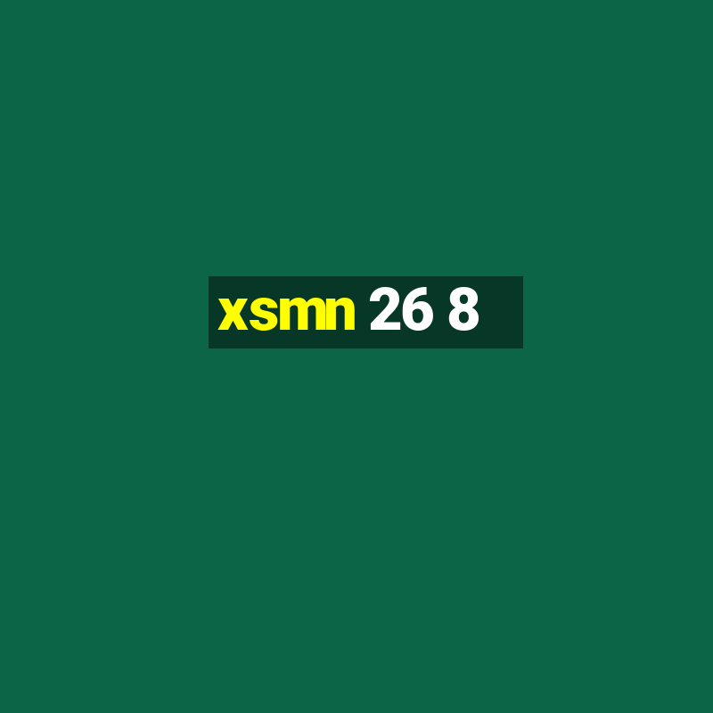 xsmn 26 8