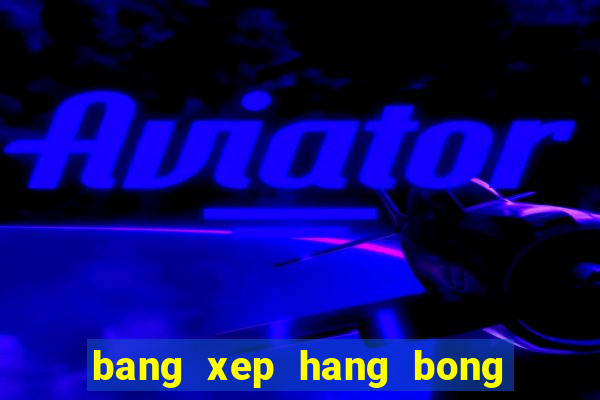 bang xep hang bong da vietnam