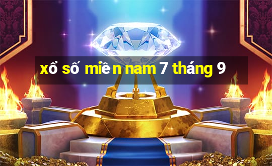 xổ số miền nam 7 tháng 9