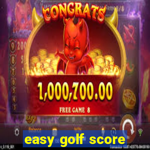 easy golf score