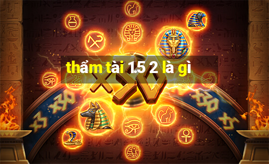 thẩm tài 1.5 2 là gì