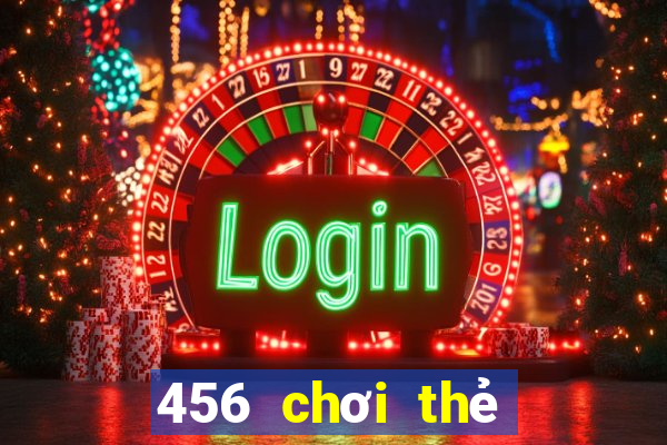 456 chơi thẻ trò chơi