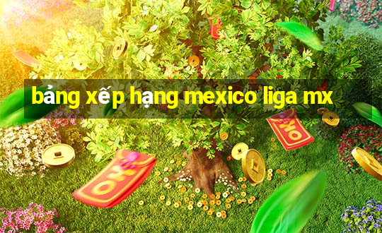 bảng xếp hạng mexico liga mx