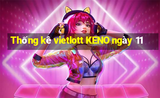 Thống kê vietlott KENO ngày 11