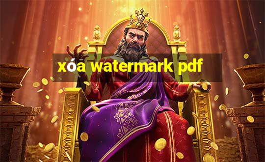 xóa watermark pdf