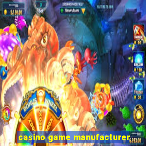 casino game manufacturer